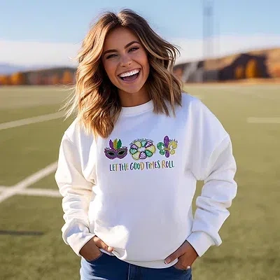 Kirkland's Let The Good Times Roll 2xl Sweatshirt In White