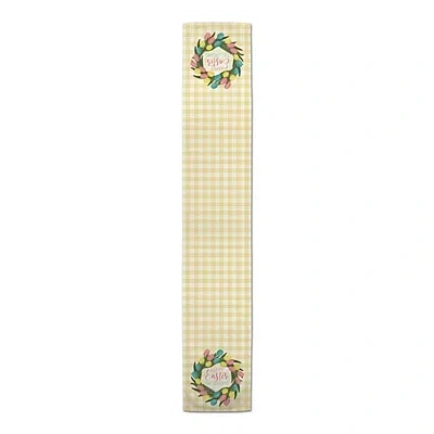 Kirkland's Personalized Happy Easter Egg Table Runner In Multi