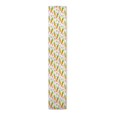Kirkland's Carrots And Hearts Easter Table Runner In Multi