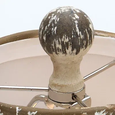 Kirkland's Belle French Distressed Buffet Lamp In Multi