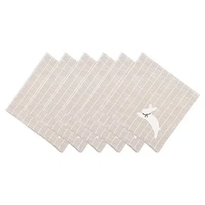 Kirkland's Bunny Hop Striped Napkins In Neutral