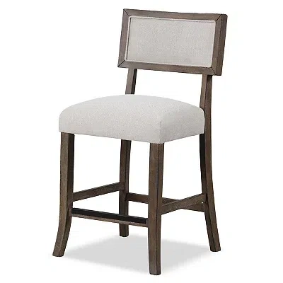 Kirkland's Upholstered Sarena Counter Stools In Brown