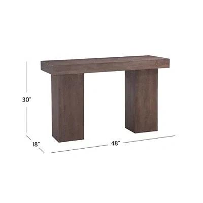 Kirkland's Rectangle Padula Console Table In Brown