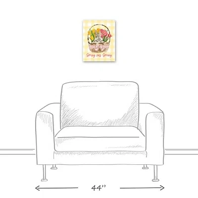 Kirkland's Spring Has Sprung Canvas Art Print In Multi