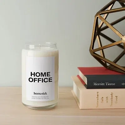 Kirkland's Homesick Home Office Jar Candle In White