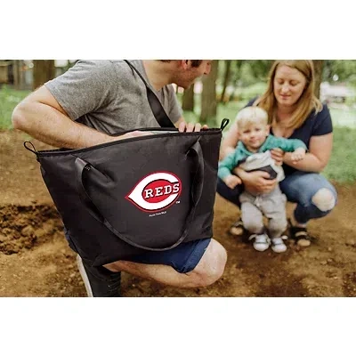 Kirkland's Cincinnati Reds Cooler Tote Bag In Black