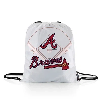 Kirkland's Atlanta Braves Picnic Blanket & Drawstring Bag Set In White