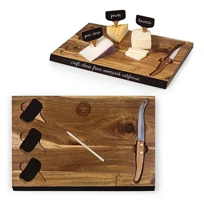 Kirkland's Houston Astros Cheese Board And Tools Set In Brown