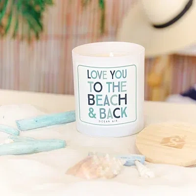 Kirkland's Beach & Back Ocean Air 2-wick Jar Candle In Multi