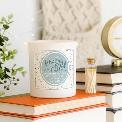 Kirkland's Finally Retired Sweet Peach 2-wick Jar Candle In Multi