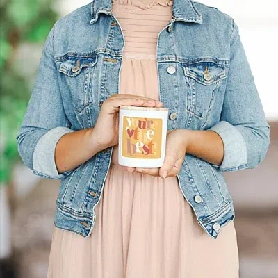 Kirkland's Youre The Best Sweet Peach 2-wick Jar Candle