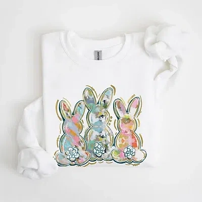 Kirkland's 2xlarge Painted Bunny Sweatshirt In Multi