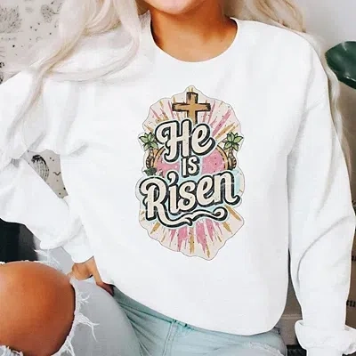 Kirkland's Xlarge He Is Risen Sweatshirt In Multi