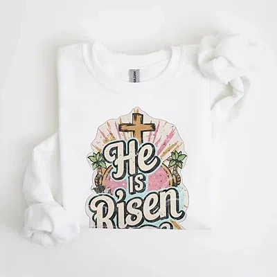 Kirkland's Large He Is Risen Sweatshirt In Multi