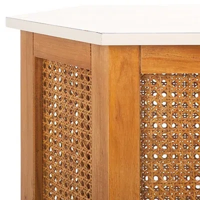 Kirkland's Rattan Sophie Accent Table In Multi