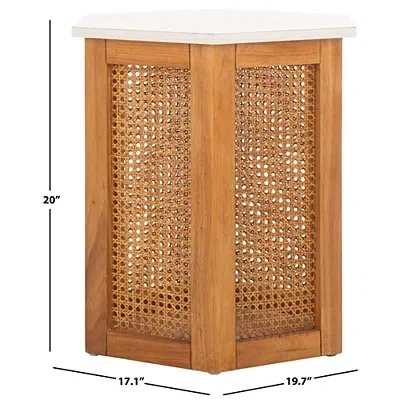 Kirkland's Rattan Sophie Accent Table In Multi