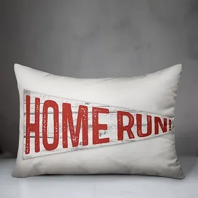 Kirkland's Home Run Pendant Pillow In White