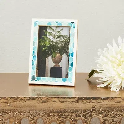 Kirkland's Honeycomb Bone Picture Frame In Blue