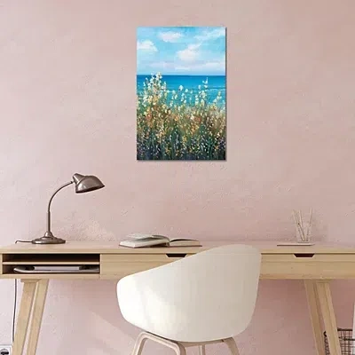 Kirkland's Flowers At The Coast Canvas Art Print In Multi
