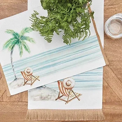 Kirkland's Life Is Better At The Beach Table Runner In Multi