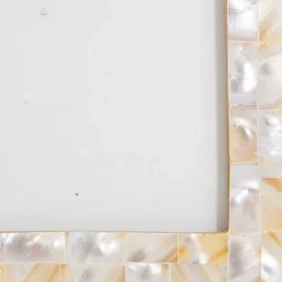 Kirkland's Shine Mother Of Pearl Picture Frame In White