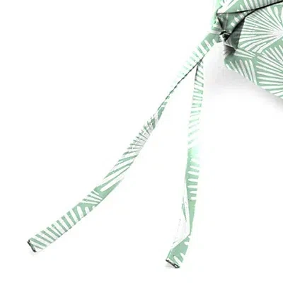 Kirkland's Seagreen Geometric Outdoor Chair Cushion In Green