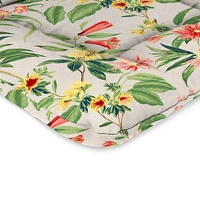 Kirkland's Norah Tropical Outdoor Wrought Iron Chair Cushion In Multi