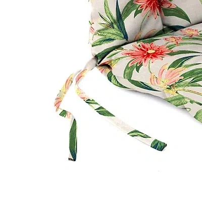 Kirkland's Norah Tropical Outdoor Wrought Iron Chair Cushion In Multi