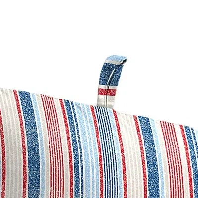 Kirkland's Distressed Stripe Outdoor Chair Cushion In Multi