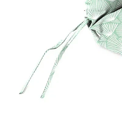 Kirkland's Seagreen Geometric Outdoor Chair Cushion In Green