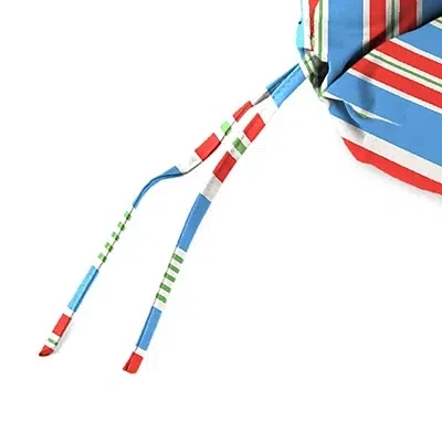 Kirkland's Striped Rolland Outdoor Chair Cushion In Multi