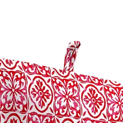 Kirkland's Medallion Outdoor Chair Cushion In Red