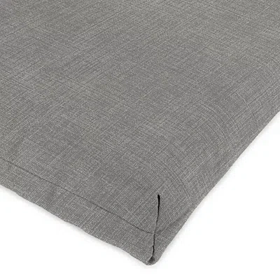 Kirkland's Graphite Gray Crosshatch Outdoor Chair Cushion In Gray