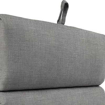 Kirkland's Graphite Gray Crosshatch Outdoor Chair Cushion In Gray