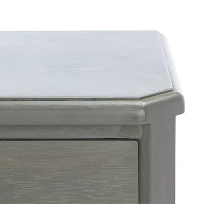 Kirkland's Elm Lianne Transitional Accent Table In Gray