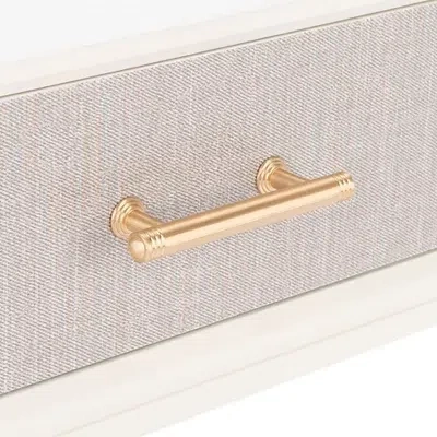 Kirkland's Wood Stella 1-drawer End Table In White