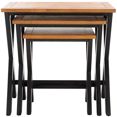 Kirkland's Elm Loretta Nesting End Tables In Brown