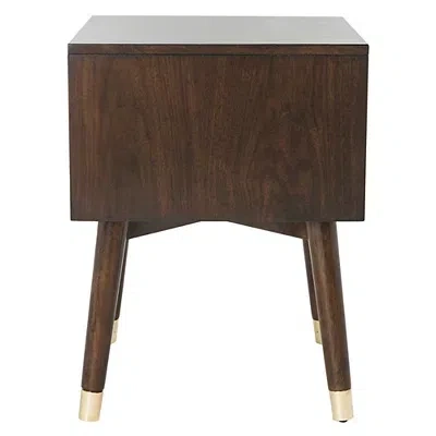Kirkland's Walnut Wood 2-drawer Katie End Table In Brown