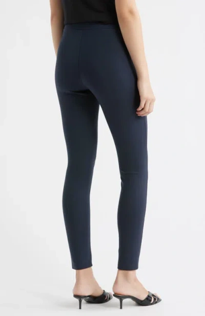 Theory Adbelle High Waist Pull-on Pants In Blue