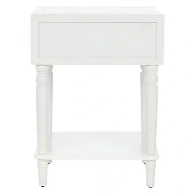 Kirkland's Single Drawer Letta Accent Table In White