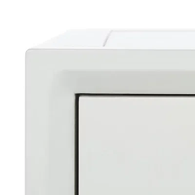 Kirkland's Single Drawer Letta Accent Table In White