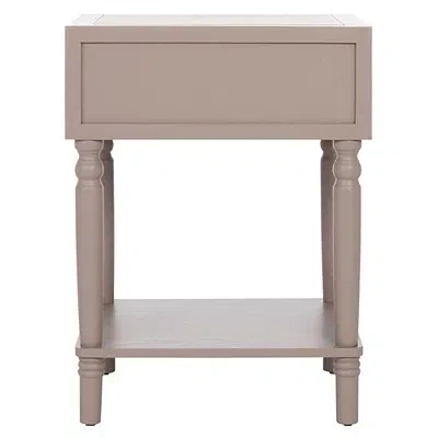 Kirkland's Single Drawer Letta Accent Table In Gray