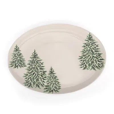 Kirkland's Evergreen Trees Embossed Serving Platter In Multi