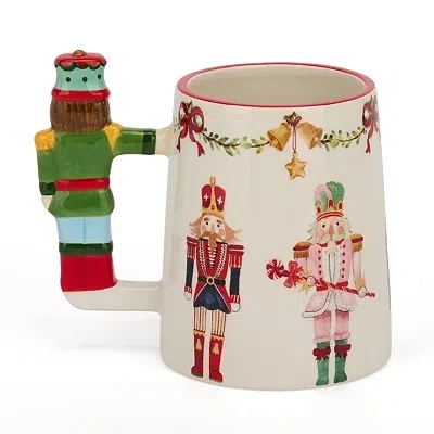 Kirkland's Holly Nutcracker Handle Mug In Multi