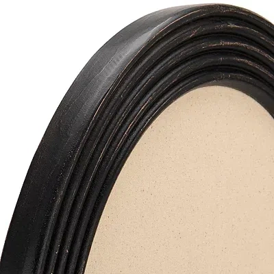 Kirkland's Ribbed Frame Arched Pinboard In Black
