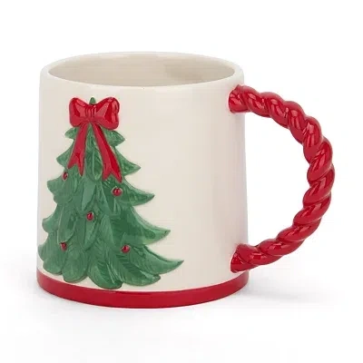 Kirkland's Christmas Tree Rope Handle Mug In Multi