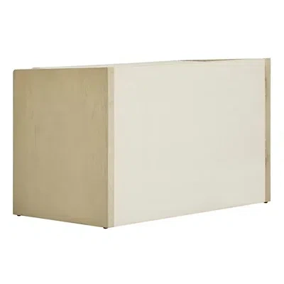 Kirkland's Whitewash Wood Irma Open Shelf Bench In Brown