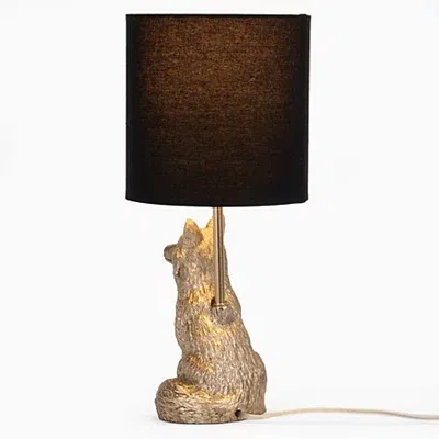 Kirkland's Leaf Fox Table Lamp In Multi