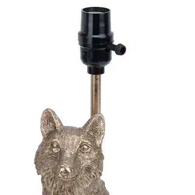 Kirkland's Leaf Fox Table Lamp In Multi