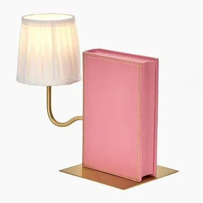 Kirkland's Led Pink Bookshelf Lamp In Pink